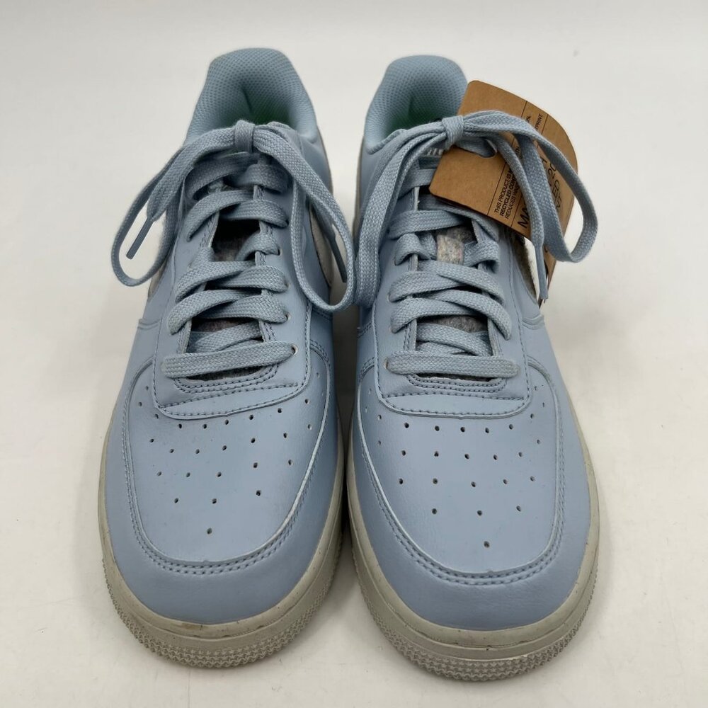Nike Blue & Gray Air Force 1 ‘07 SE Sneakers | Size 8 - Picture 2 of 10